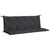 vidaXL Tuinbankkussen 150x(50+50)x7 cm oxford stof zwart