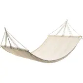 vidaXL Hangmat 210 x 150 cm (crème)