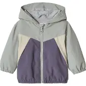 Vertbaudet Windjack colorblock voor babyjongens blauwgroen