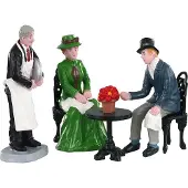 Lemax Cafe society set of 4 kerstfiguur