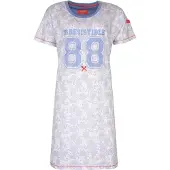 Irresistible Dames Nachthemd - 88 Print - Blauw - Maat XL