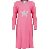 Irresistible Dames Nachthemd - 100% Gekamde Katoen - Roze - Maat M