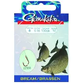 Spro Gamakatsu Onderlijnen Competition Feeder 100cm Haak 2210R (10 pcs) - Maat : haak 12 - 0.16mm