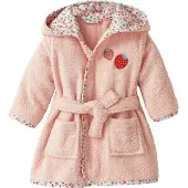 Vertbaudet Personaliseerbare babybadjas JARDIN DES ABEILLES roze