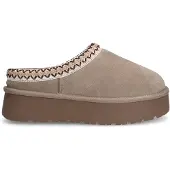 Sacha gevoerde suéde muiltjes beige female | Maat: 38