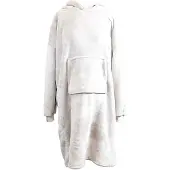 Unique living hoodie oversized dove white -70x110cm