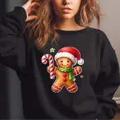 B&C Dames kersttrui- peperkoek mannetje- Maat 3XL- foute kersttrui.