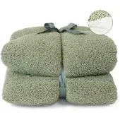 Unique living plaid douwe tea green -150x200cm
