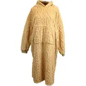 Unique living hoodie pleun latte -78x120cm