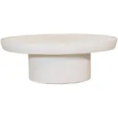 Giga Meubel Salontafel Tess Ovaal Beige 90cm