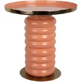 Leitmotiv bijzettafel ruby peach orange