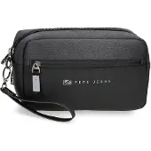 Pepe Jeans Pepe Jeansunisex. 7124131 Jarvis clutch tas zwart -24,5 x15 x6cm (OSFA), Casual, Polyester