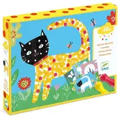 Djeco Kit créatif - Dessiner des points - 4 tableaux
