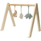 Jollein - Babygym Speeltjes - Baby Speelgoed Hangers - Polyester - Roarsome - Dino's