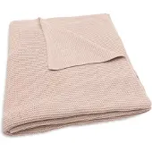Jollein - Deken Ledikant 100x150cm Basic Knit - Dekentje Baby - Wild Rose