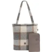 Jollein Shopper bruin / grijs / wit