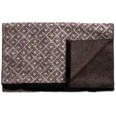Tresanti DIONISIO | Viscose scarf with geometric pattern Bruin heren
