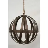 Barrelatelier Hanglamp "Chablis" 67cm / gepatineerd (roestbruin) / Kroonluchter