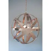 Barrelatelier Hanglamp "Corsica" 67cm / Koper / Kroonluchter