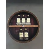 Barrelatelier Wanddisplay "Bullas" / Wandrek / Hout / Wijnvat