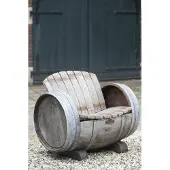 Barrelatelier Wijnvat Stoel "Brandy" 225l., geborsteld