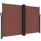 vidaXL Windscherm uittrekbaar 160x1000 cm bruin