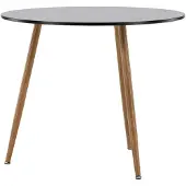 Venture Home Polar eetkamertafel Ø90cm zwart.