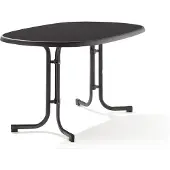 Sieger Brafab - mecalit tuintafel 140x90 - grijs