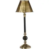 PR Home Tafellamp Abbey Classic, brons / oud-messing, Woon-/ Eetkamer, metaal, Antiek, Tafellamp