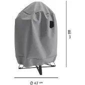 Aquashield Buitenkeukenhoes L Grey (148 x 61 x 110 cm)