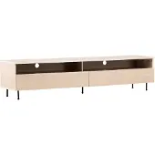 Venture Home Navarra TV-meubel 2 laden, 2 planken whitewash.