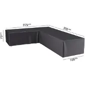 AeroCover Loungesethoes L-vorm 355x275x100x70cm links