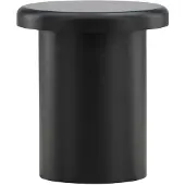 Ebuy24 Namsos salontafel , bijzettafel Ø40cm zwart.