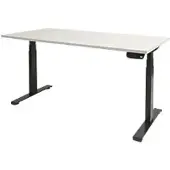 Schaffenburg Dextro Plus Zit-sta-bureau Rechthoekig T-Voet 1.600 (B) x 800 (D) x 645 (H) mm Melamine
