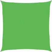 vidaXL Zonnezeil 160 g/m² 3x3 m HDPE lichtgroen