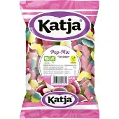 Katja Pop Mix snoep - chewy gums met fruitsmaken - vegan en glutenvrij - 500g