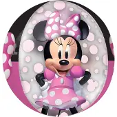 Anagram Folieballon Minnie Mouse 40 Cm Grijs/roze