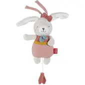 Fehn Miniatuur muziekklok Bunny fehn NATURE
