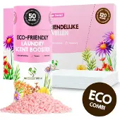 Mr. Green Mind Was combinatie Wasstrips + Wasparels Flower Forest - Wasmiddel - Wasstrips - Wasmiddeldoekjes - Wasparfum proefpakket