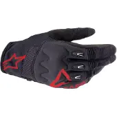 Alpinestars Techdura Handschoenen Vuurrood Zwart Maat S