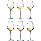 AS Discount Chef & Sommelier Soft Reveal wijnglas, transparant glas, 6 stuks (400 ml)