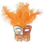 Scheepers Oogmasker gran gala fantasie rood
