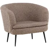 Ebuy24 Nordkoster fauteuil bruin.