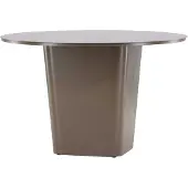 Ebuy24 Santa Fe tuintafel Ø120 bruin.
