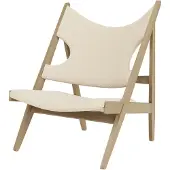 Audo Copenhagen Knitting loungefauteuil Natural oak-Logan Jasmine