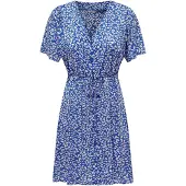 ONLY Jurk 'ONLEvida' blauw / wit