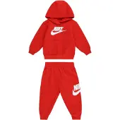 Nike Joggingpak 'CLUB FLEECE' rood / wit