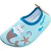 Playshoes Strand-/badschoen turquoise / azuur / bruin / wit