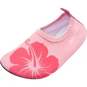 Playshoes Strand-/badschoen 'Hawaii' rosa / framboos / wit