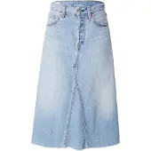 Levi's Rok 'High Rise A Line Decon Skirt' lichtblauw